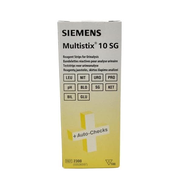 Siemens Multistix Urine Test Strips 10 Paramaters (100)