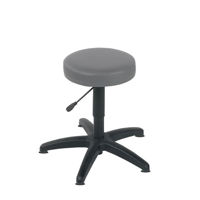Vinyl Gas Lift Stool - Grey