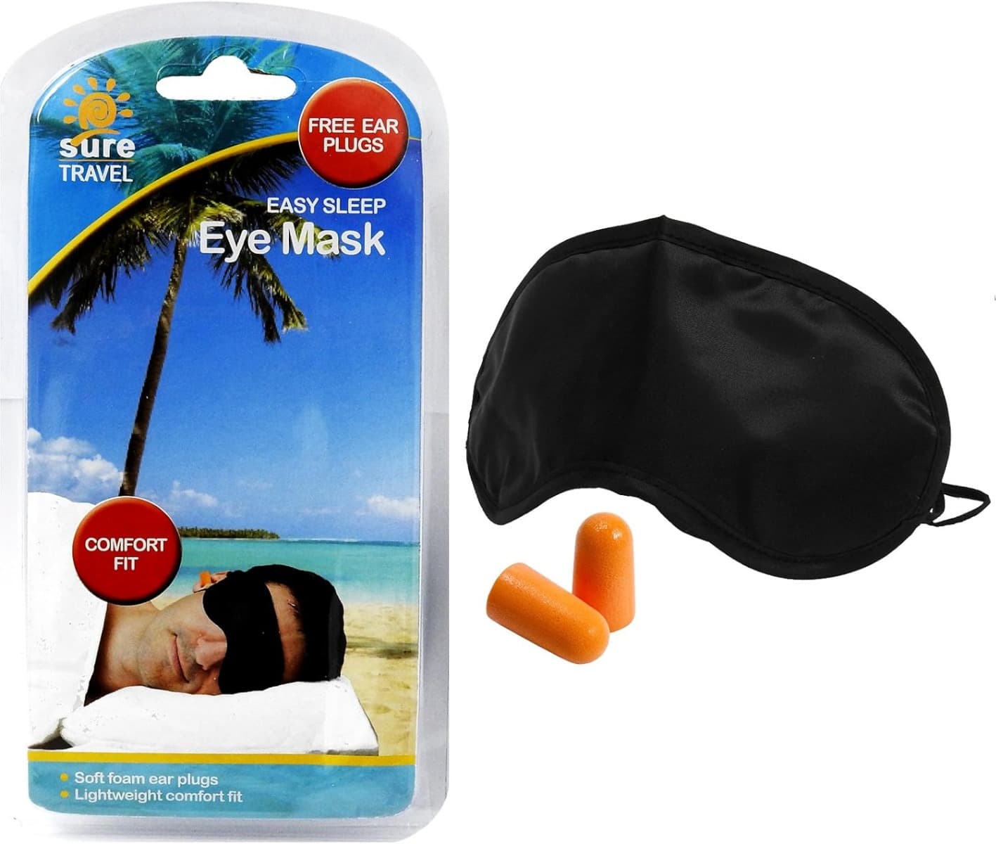 Easy Sleep Eye Mask with Earplugs