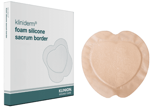 Kliniderm Foam Silicone Sacrum Border 15cm x 15cm (5)