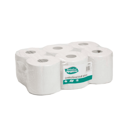 CENTREFEED WHITE 2PLY 500 SHEETS