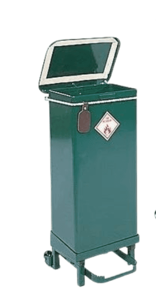 Eco Hospital Bin Range - Slow Close - Small - 20L - Green
