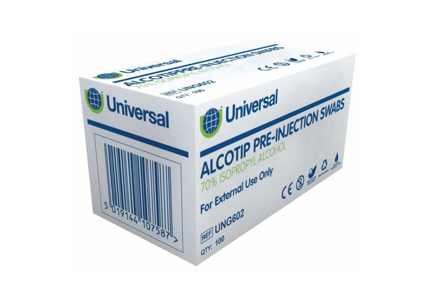 Alcotip Pre-Injection Swabs