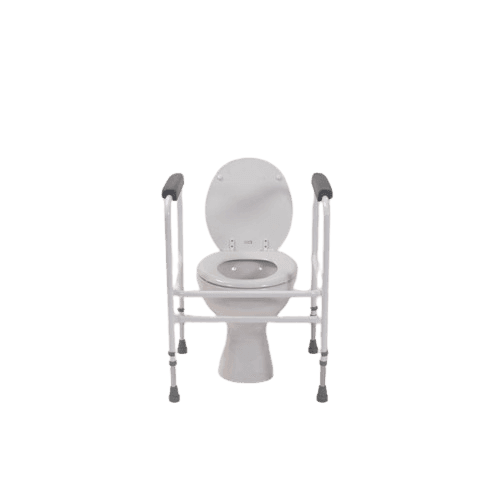Toilet Surround with Padded Arms - Adjustable Height