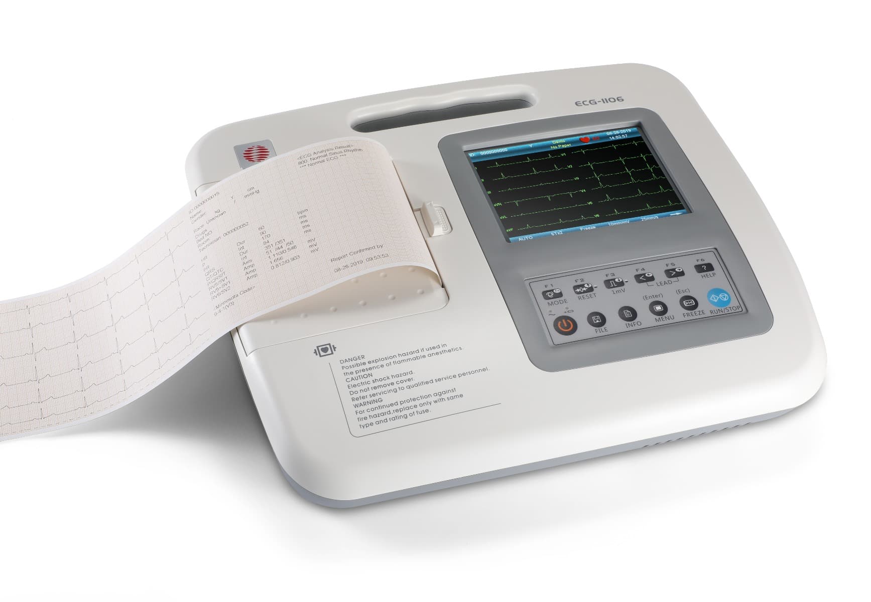 Carewell ECG-1106L Digital 6-Channel ECG