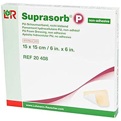 L&amp;R Suprasorb P PU ADHESIVE Foam Dressing