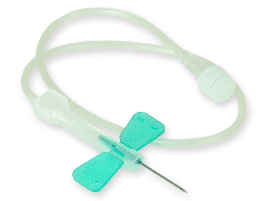 SAFETY Scalp Vein Infusion Sets Green 21g x 19mm (100)