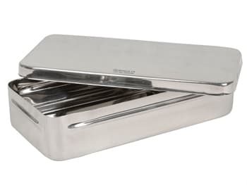 Stainless Steel Box - 25 x 12cm x 6cm (Autoclavable)