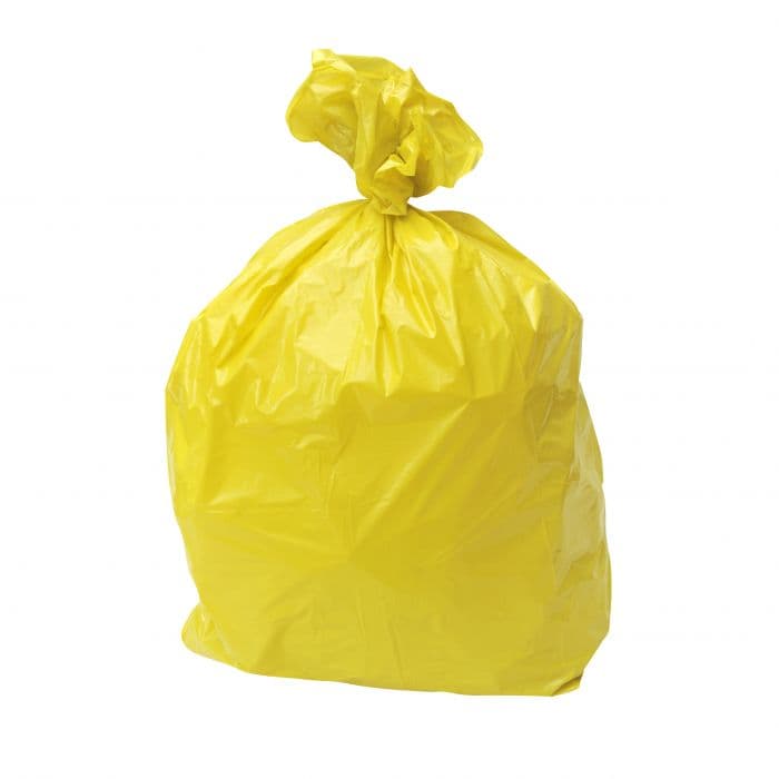 Heavy Duty 90L YELLOW Refuse Bag (200)