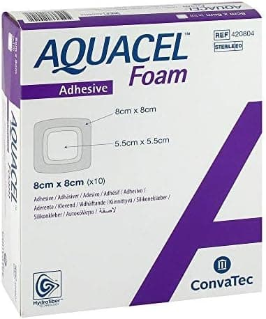 Convatec Aquacel Foam Adhesive 8 x 8cm (10)