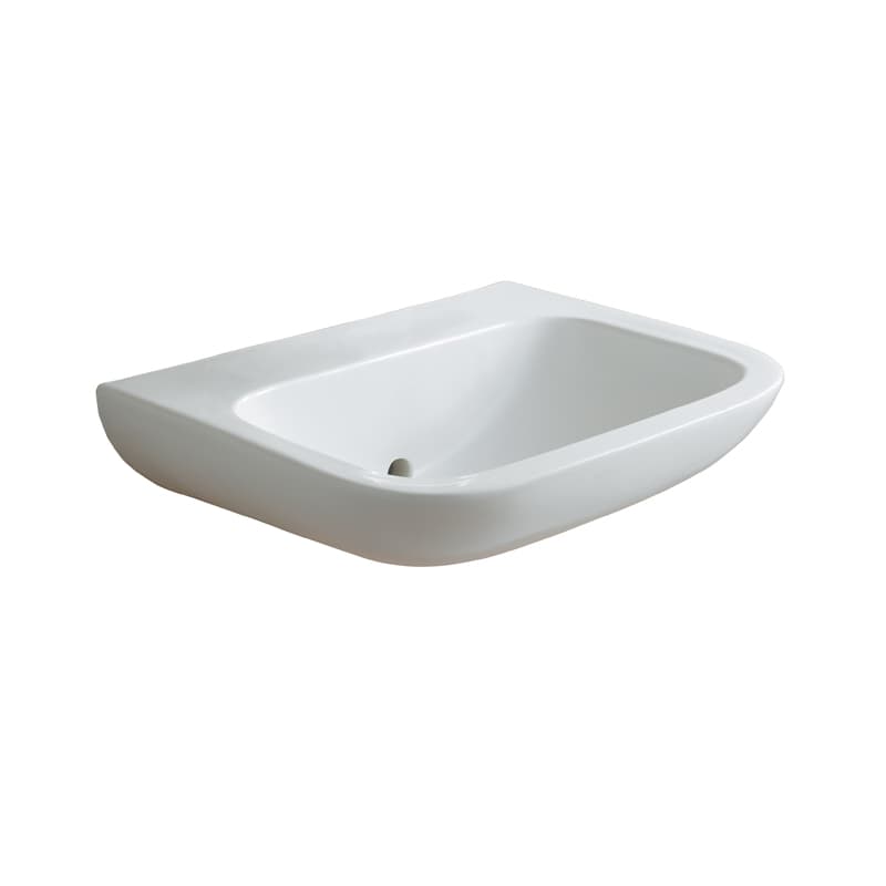 Wash Basin - Medium (Rear Draining) with Panal Fixing Kit and Sink Back Adaptor