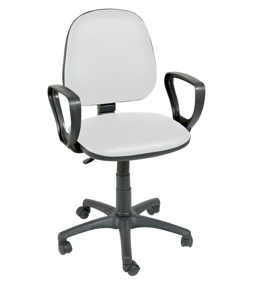Operator Chair with Arms - White