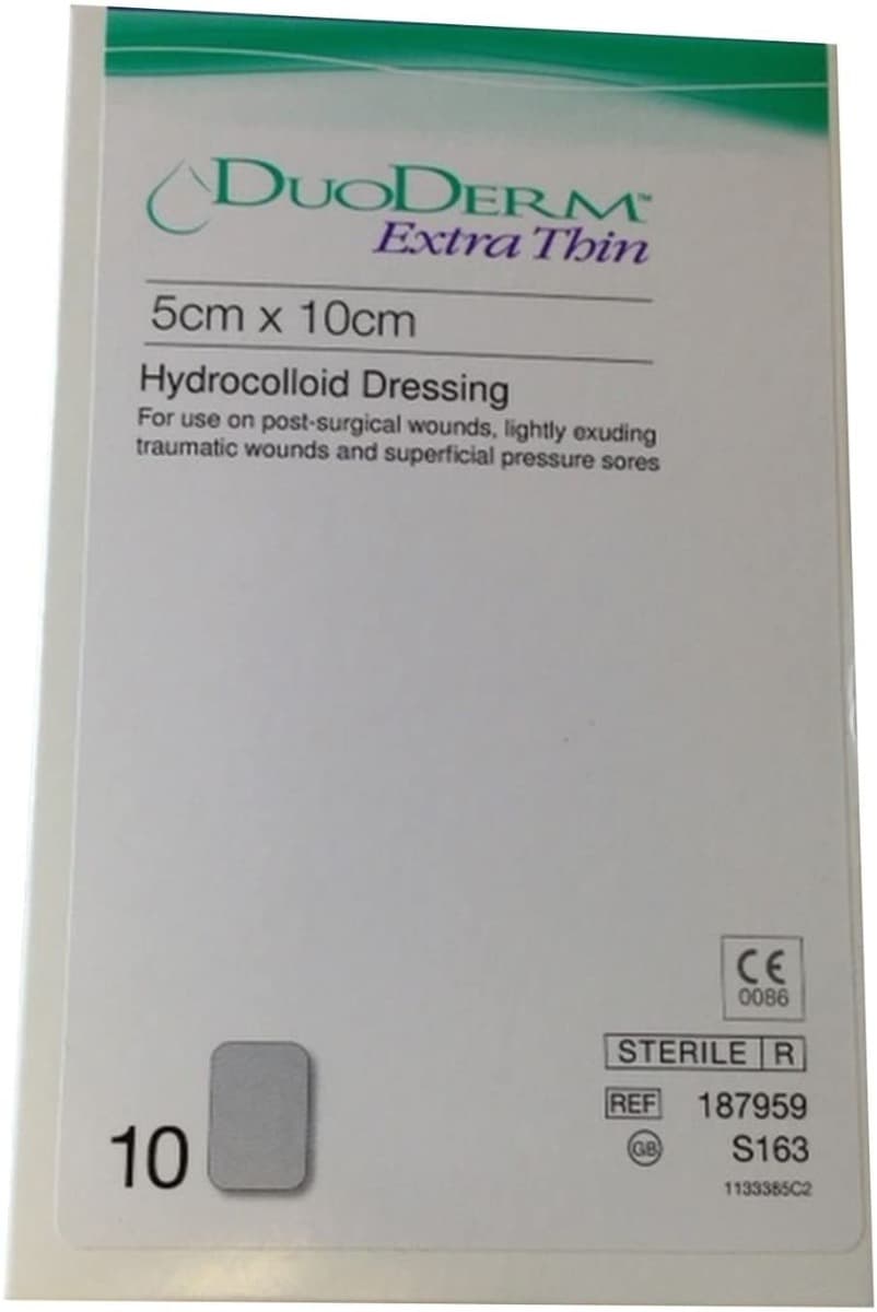 Granuflex Duoderm Hydrocolloid Dressing Ex Thin 5 x 10 (10)