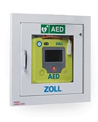 Zoll AED Plus Defib Cabinet - Fully Recessed