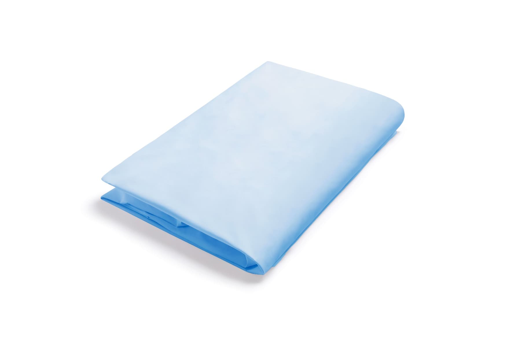 Pillowcase - Flame Retardant Polyester - Blue (Pair)