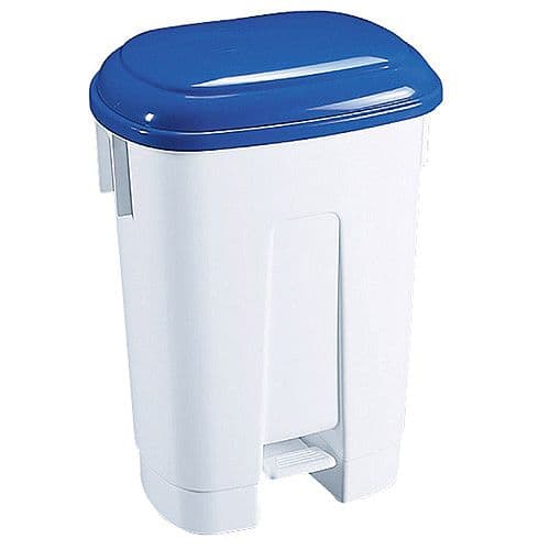 Derby Pedal Bin 60 Litre - Blue Lid