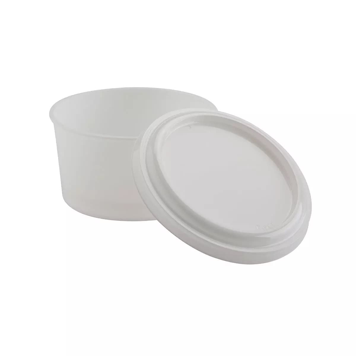 CASE Disposable Denture Pots with Lid 270 ml (168)