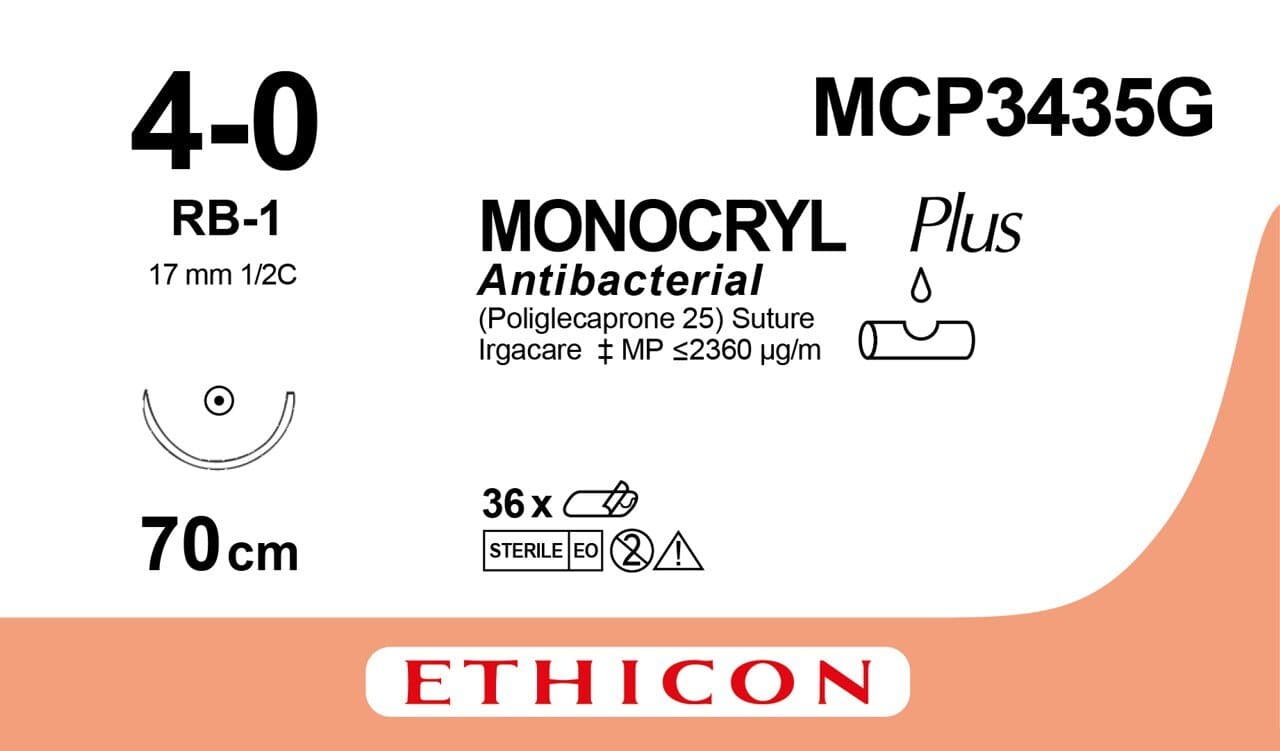 MONOCRYL Plus Antibacterial Suture
