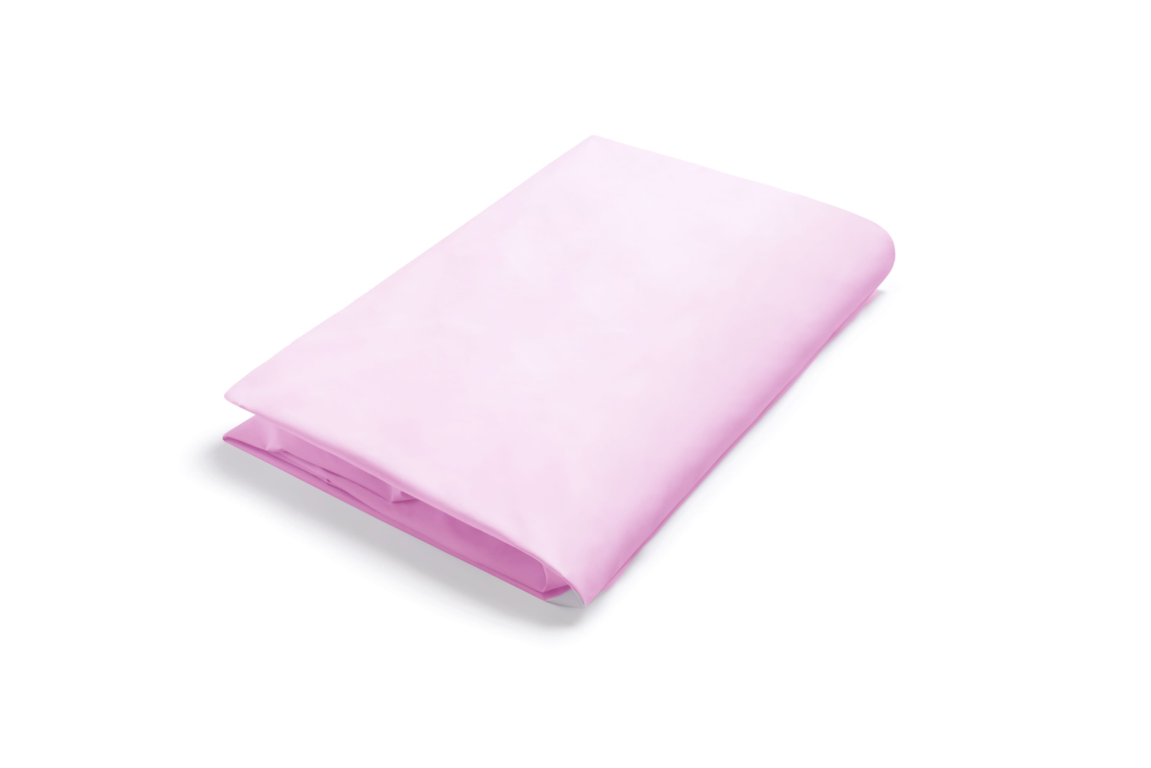 Pillowcase - Flame Retardant Polyester - Pink (Pair)