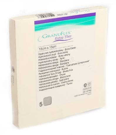 Granuflex Duoderm hydrocolloid Dressing Ex Thin 15 x 15 (10)