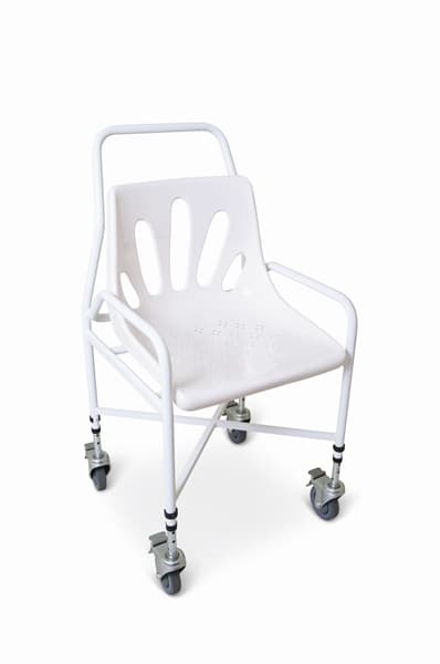 Mobile Utility Shower Chair – Adjustable Height