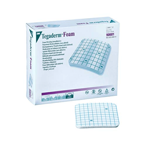 Tegaderm Foam Non Adhesive Dressing 10 x 10cm (10)
