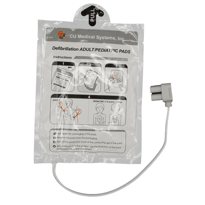 Adult/Paediatric Pads for iPad CU-SPR Defib - Disposable