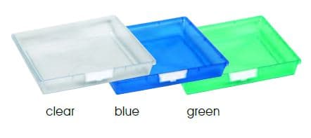 Vista 120 Trolley with 6 Double Trays - Clear