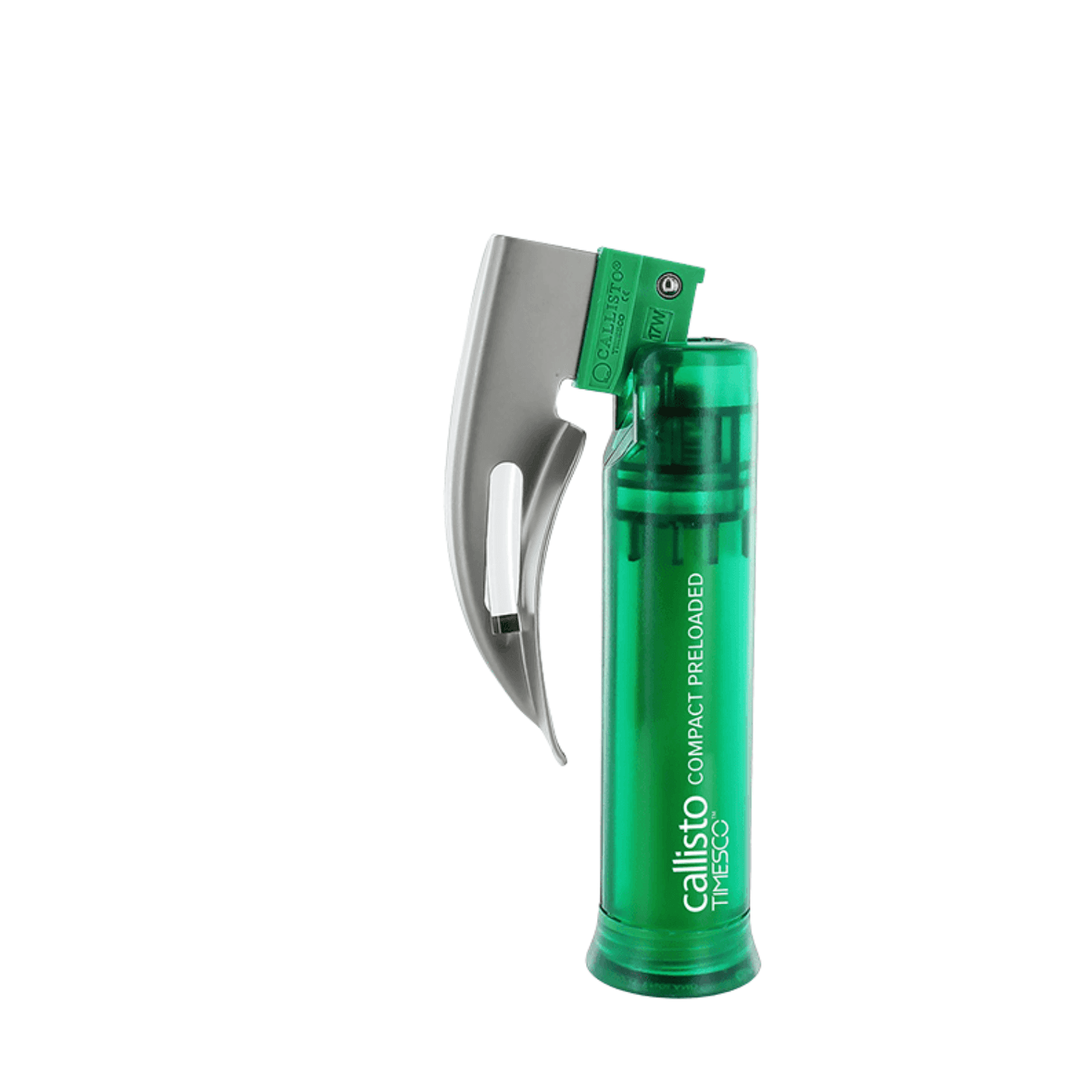 Callisto Macintosh 2 Blade &amp; Pre-Loaded Compact Handle - Laryngoscope System (Box 10)