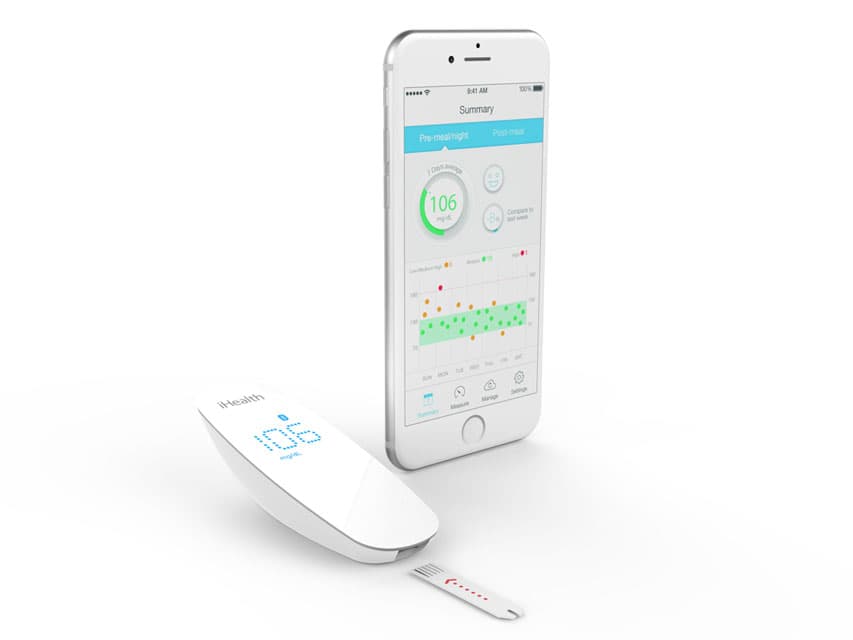iHealth GLUCO+ BG5s Smart Wireless Glucose Monitor Kit