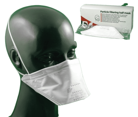 Unvalved DuckBill FFP2 Respirator Mask with Head Strap (20)