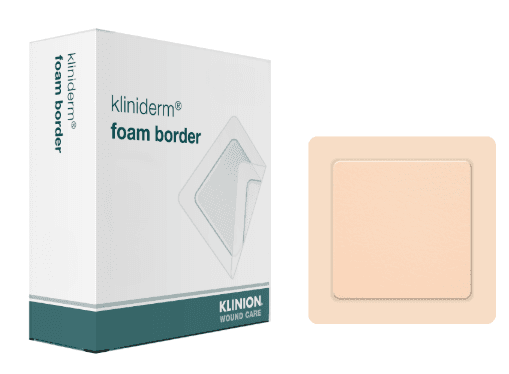 Kliniderm Foam Border Dressing 10 x 10cm (10)