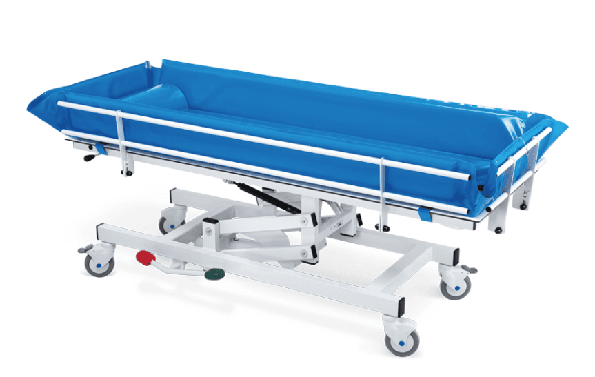 JMS Hydraulic Shower Trolley with Liner