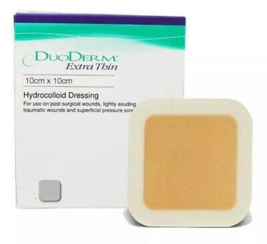 Granuflex Duoderm Hydrocolloid Dressing Ex Thin 10 x 10 (10))