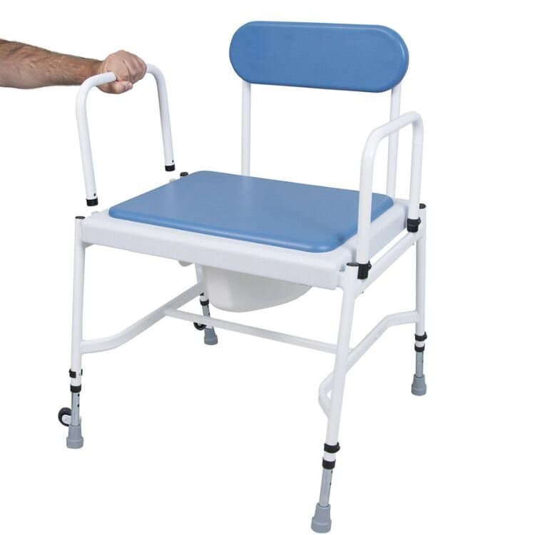 M222 Mediatric Adjustable Height & Detachable Arms Commode