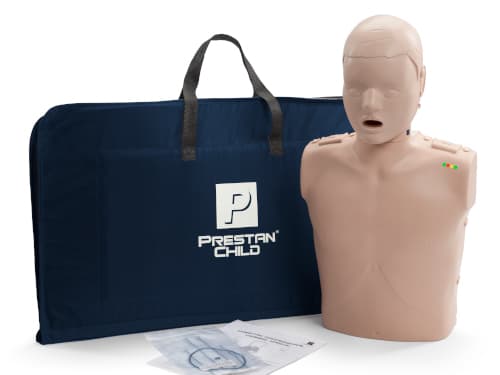 Prestan Professional Training Manikin Child with CPR Feedback inc 10 Lung Bags