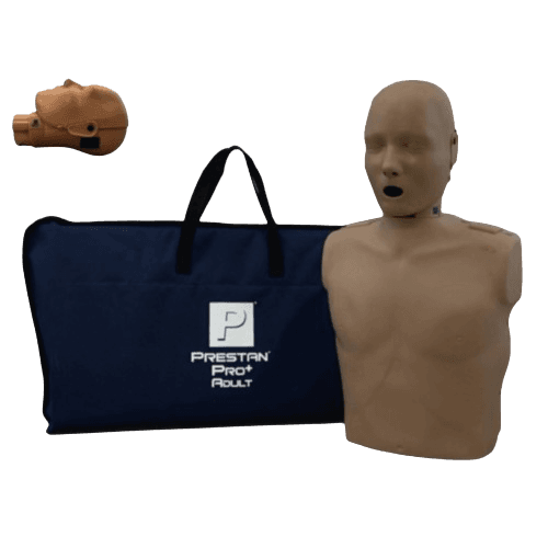 Prestan PRO+ Adult Single Manikin (10 Lungs and Carry Bag)