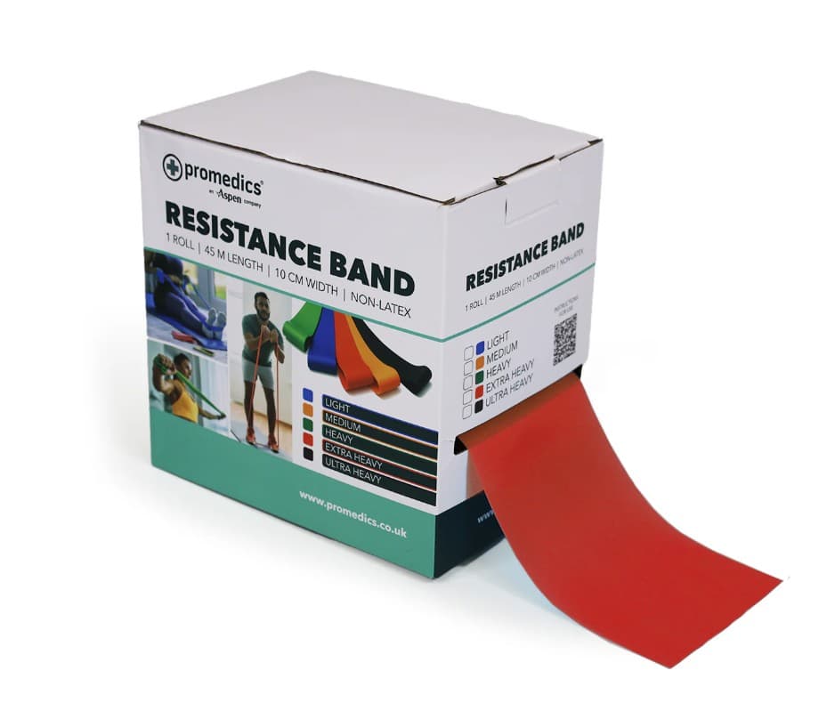 Red Resistance Bands - Extra Heavy Resistance (0.4mm x 45m)
