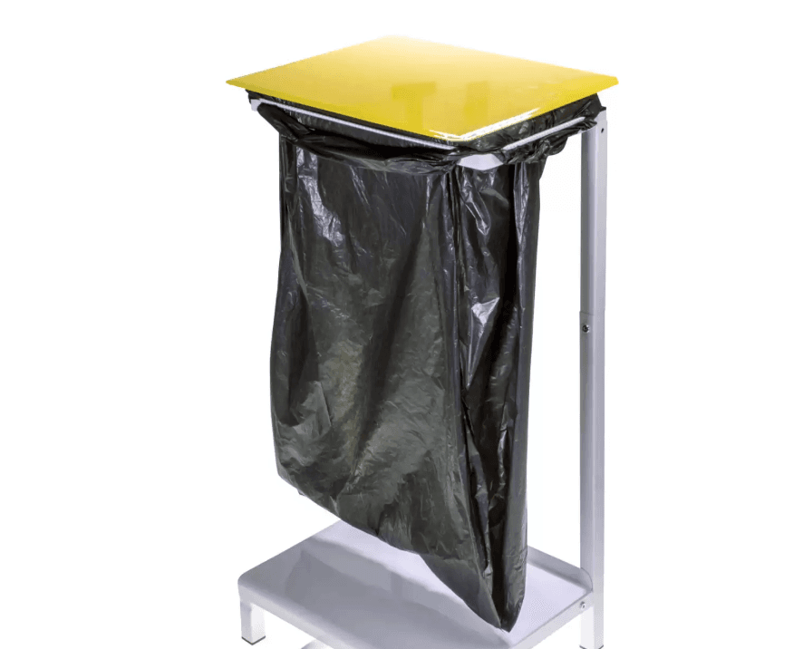 YELLOW Open Type Pedal Bin - H86 x W49 x D32.5cm