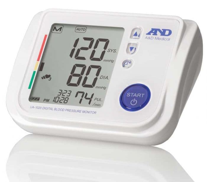 UA-1020-W Advanced Automatic Blood Pressure Monitor with 22 - 42cm Cuff