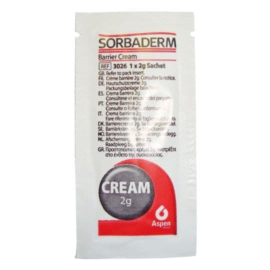 Sorbaderm Barrier Cream Sachets (20 x 2g)